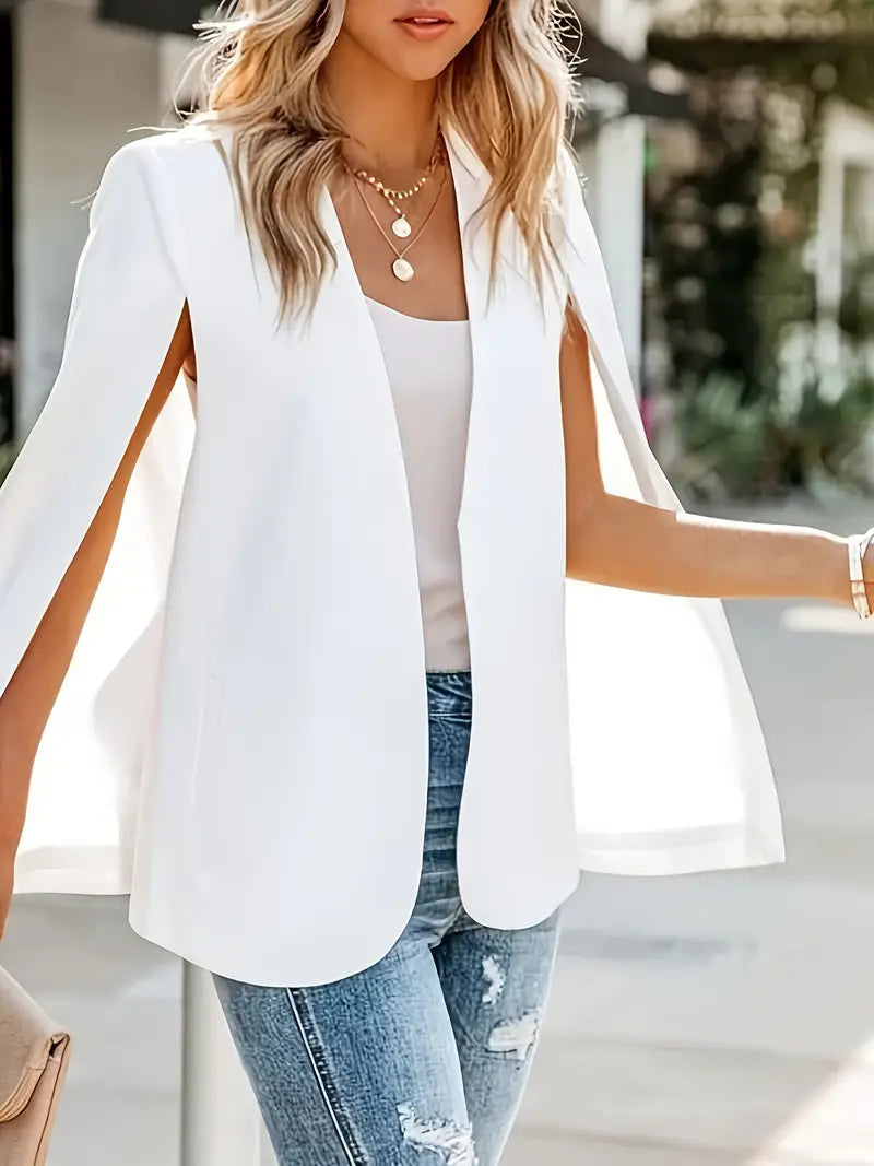 Olivia | Chic Cape Sleeve Blazer