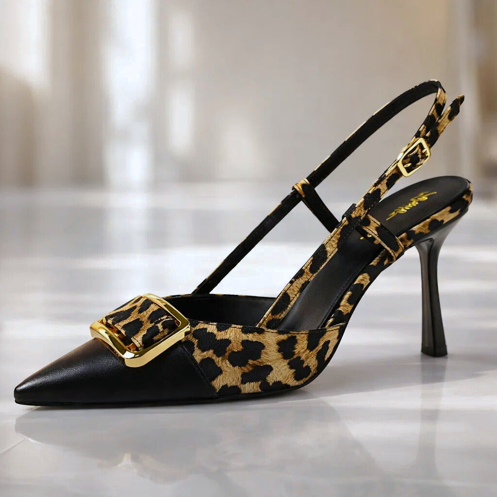 JADA MARIE LEOPARD HEELS