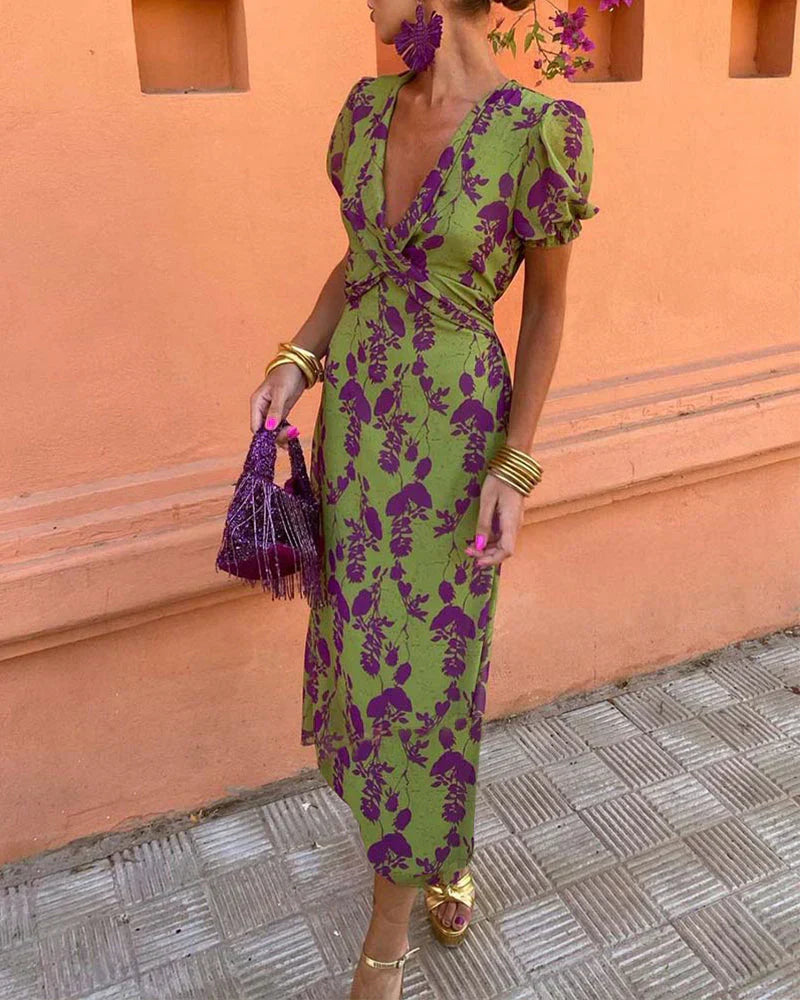 Lieke™ | Colorful Summer Print Dress
