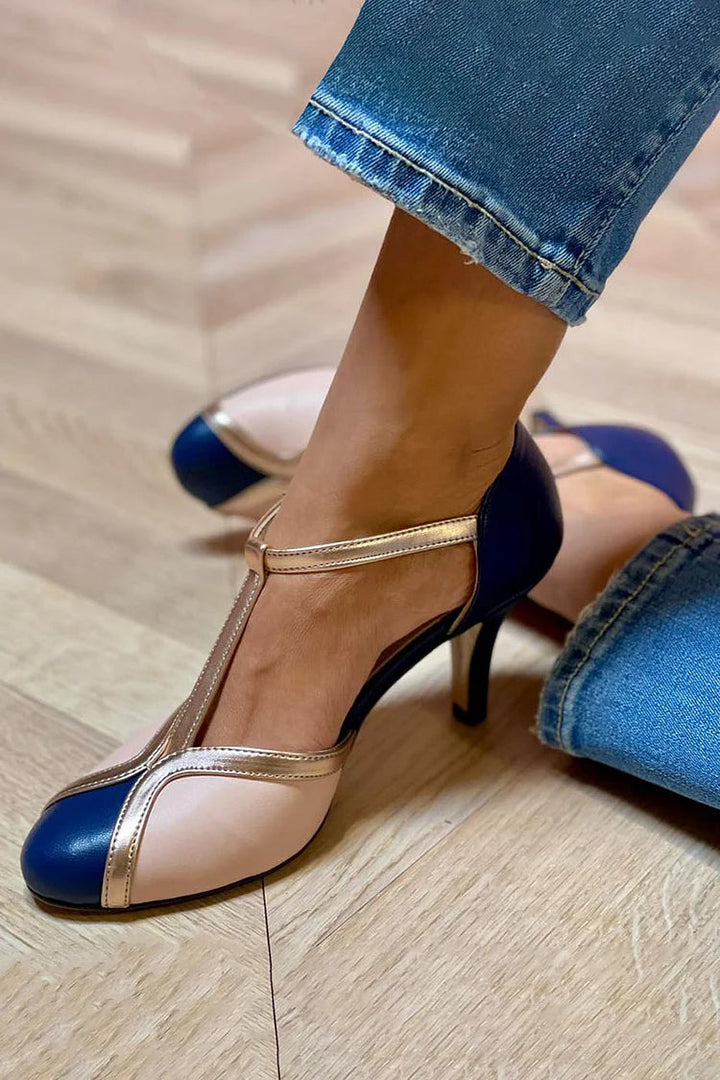 T-STRAP HEELS