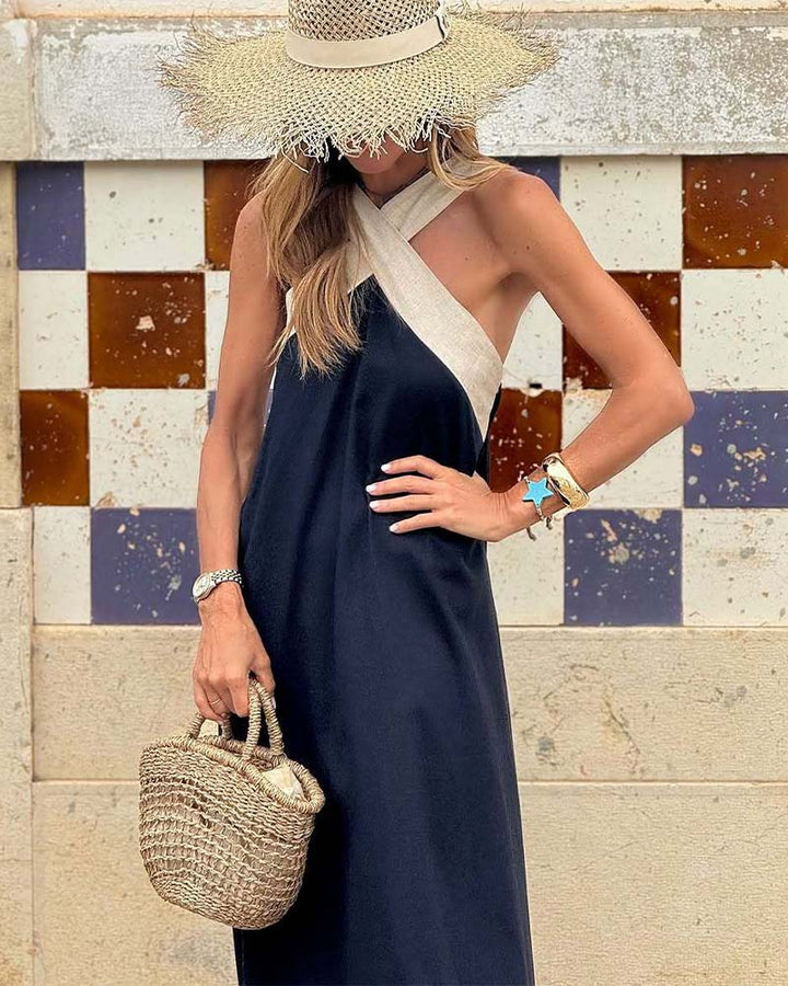 Aimee | Crossed Maxi Dress