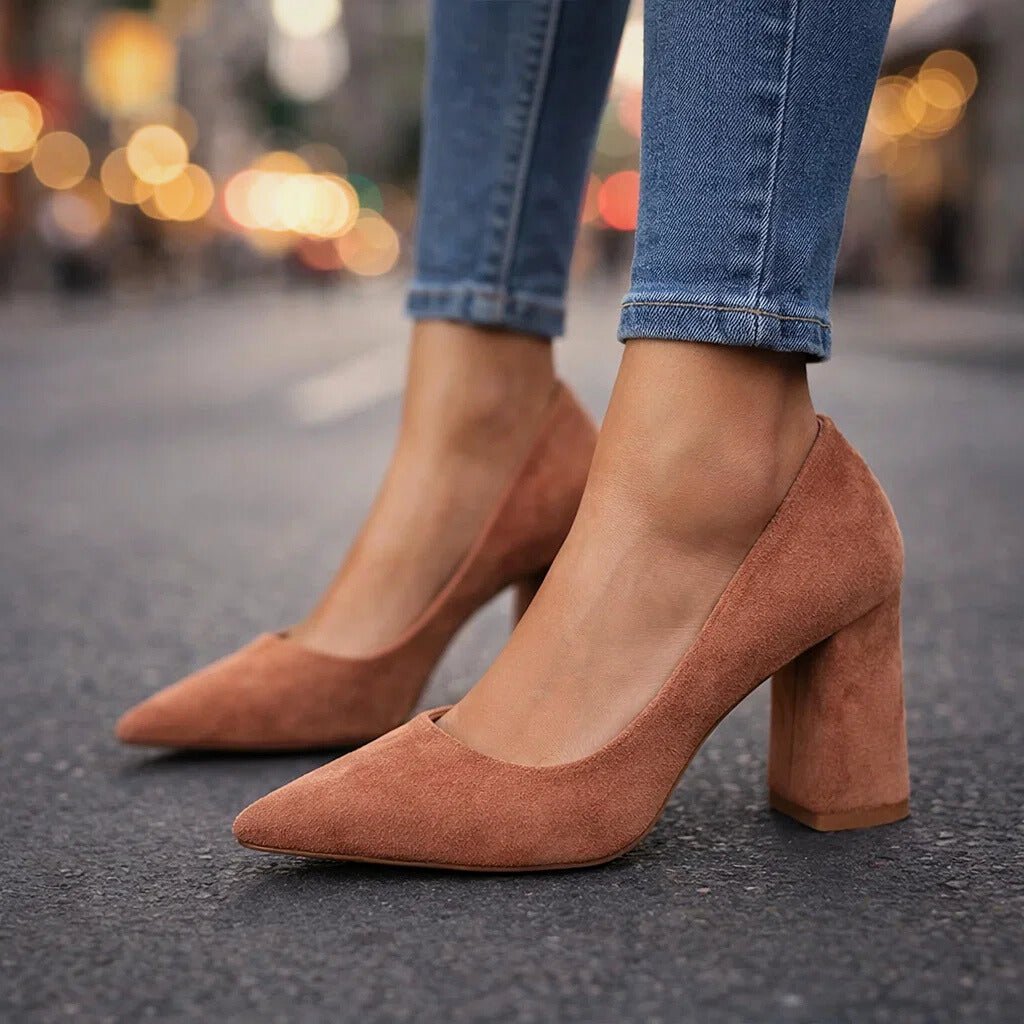 VIVIENNE VELVET HEELS