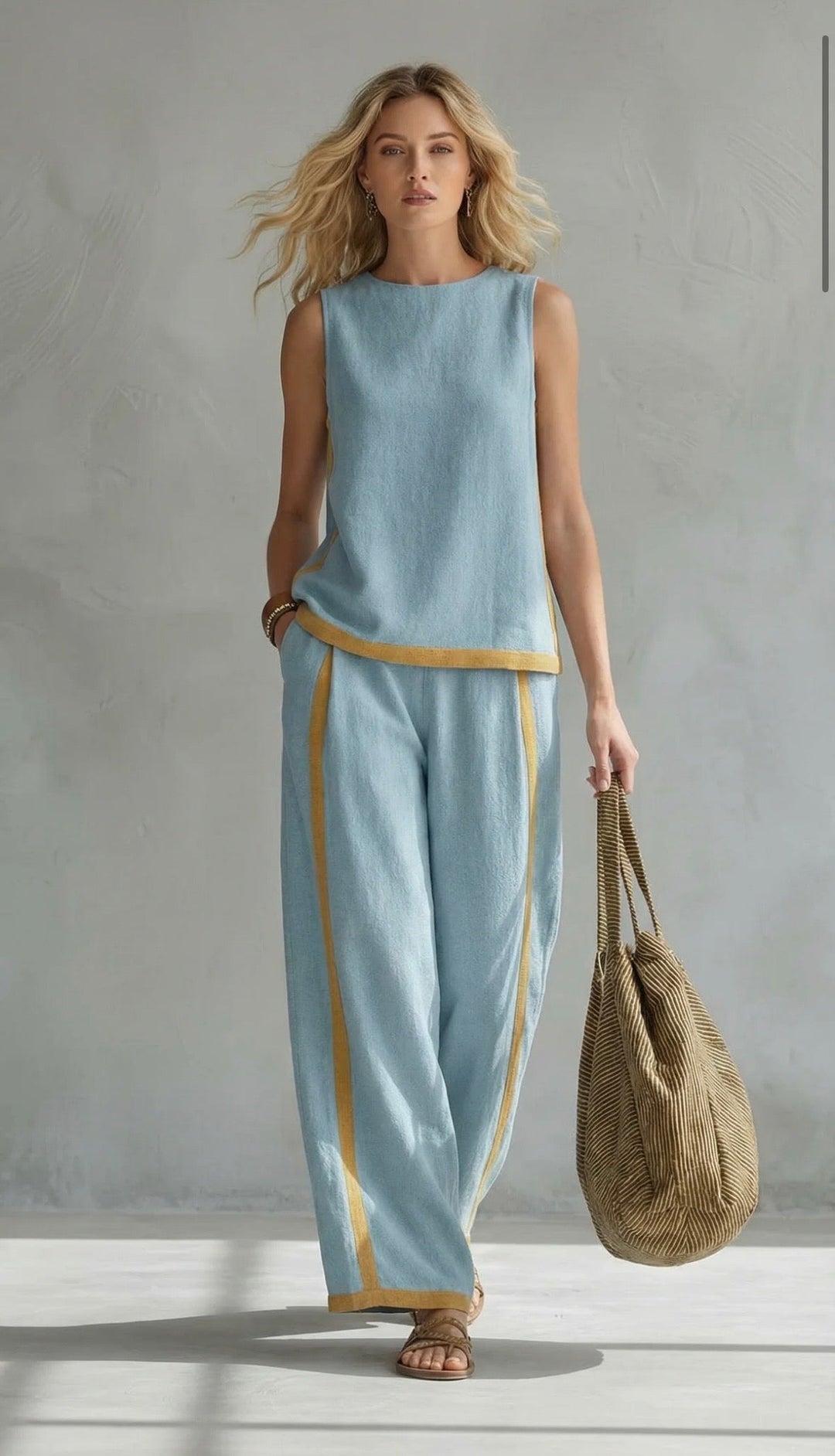 Claire | Two-Piece Wide-Leg Set