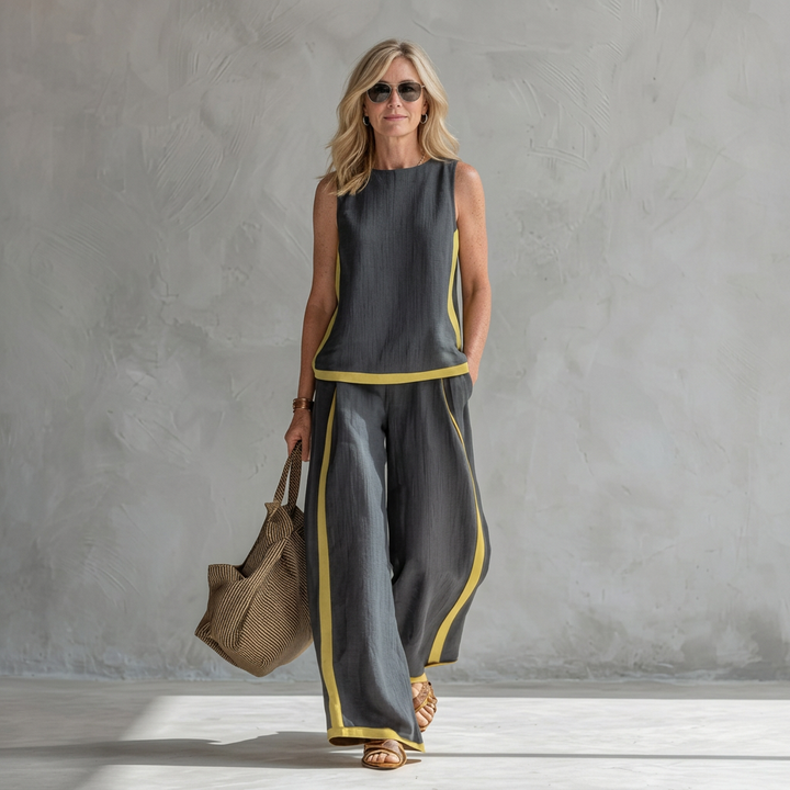 Claire | Two-Piece Wide-Leg Set