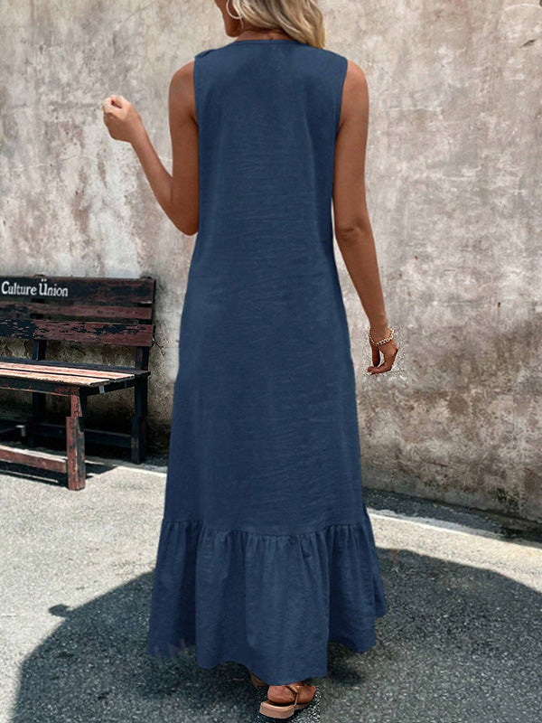 Celeste | Ruffle Maxi Dress