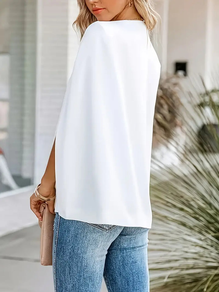 Olivia | Chic Cape Sleeve Blazer