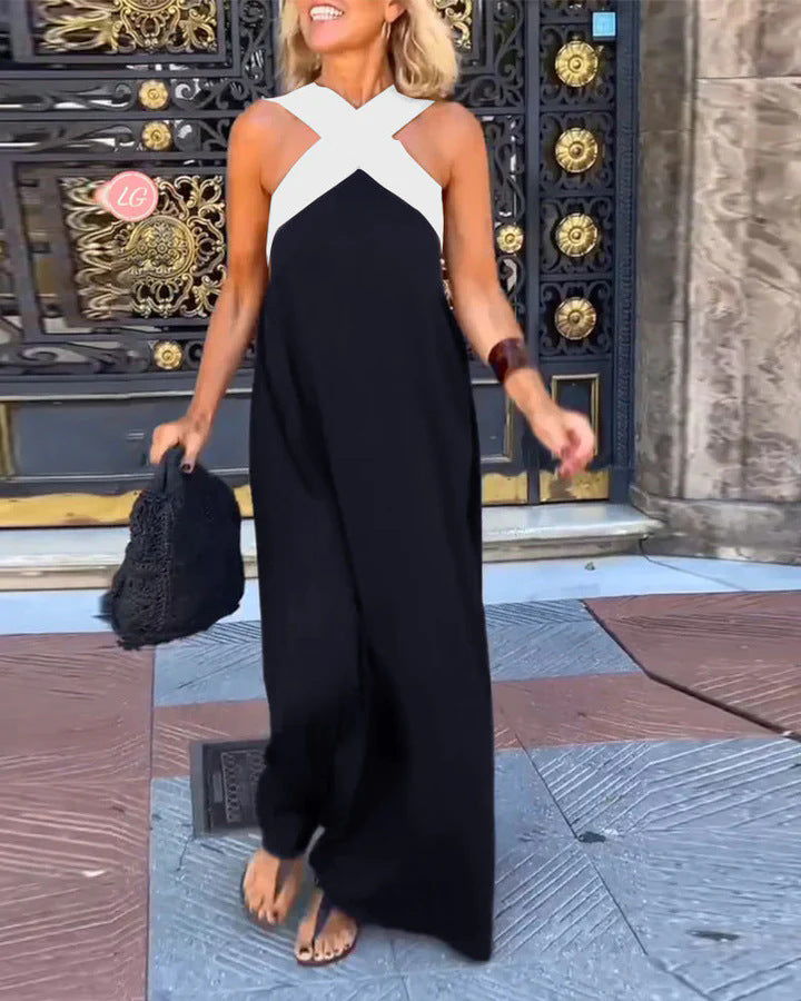 Aimee | Crossed Maxi Dress