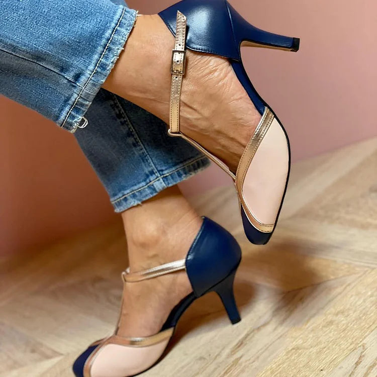 T-STRAP HEELS