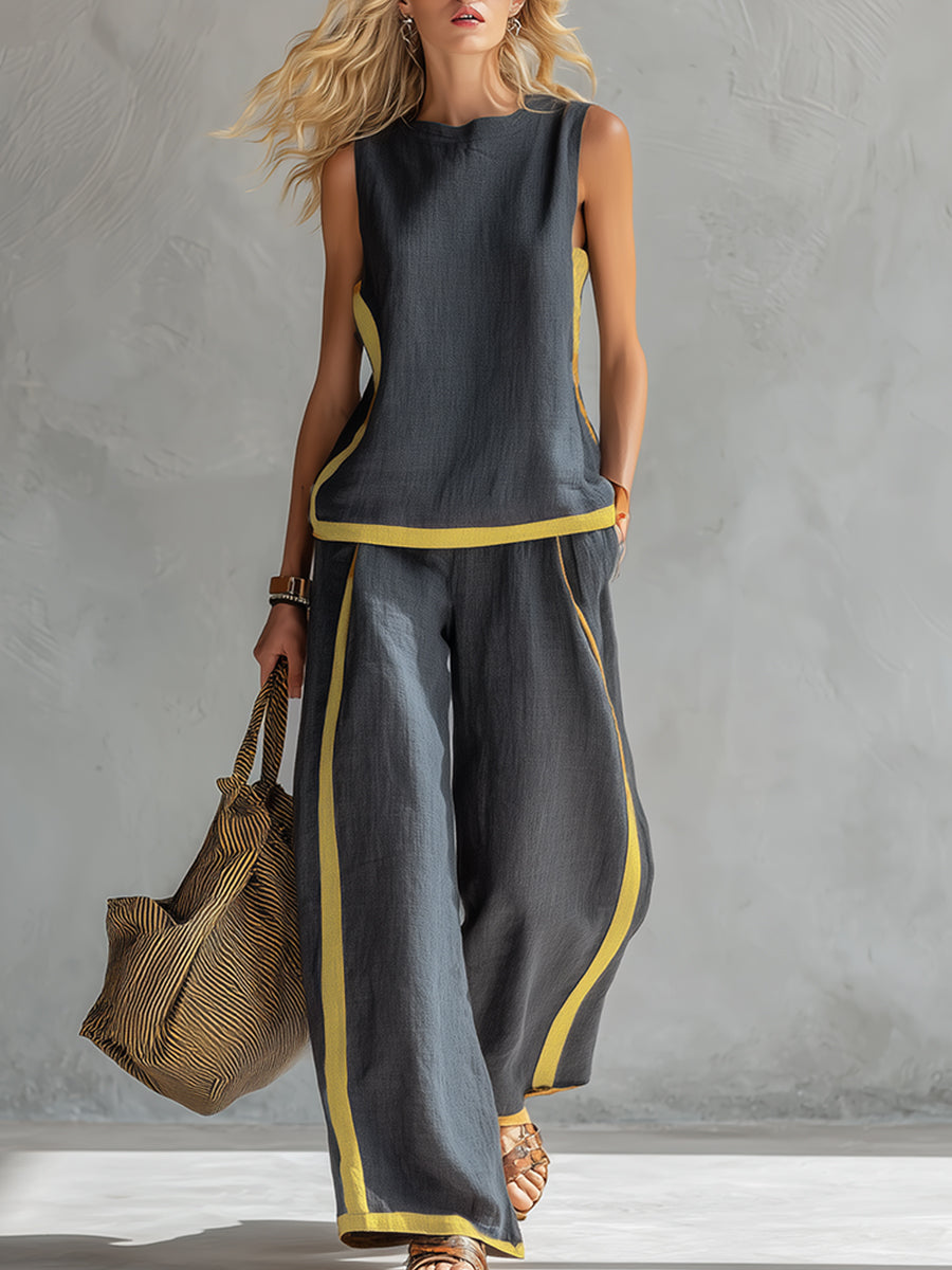 Claire | Two-Piece Wide-Leg Set