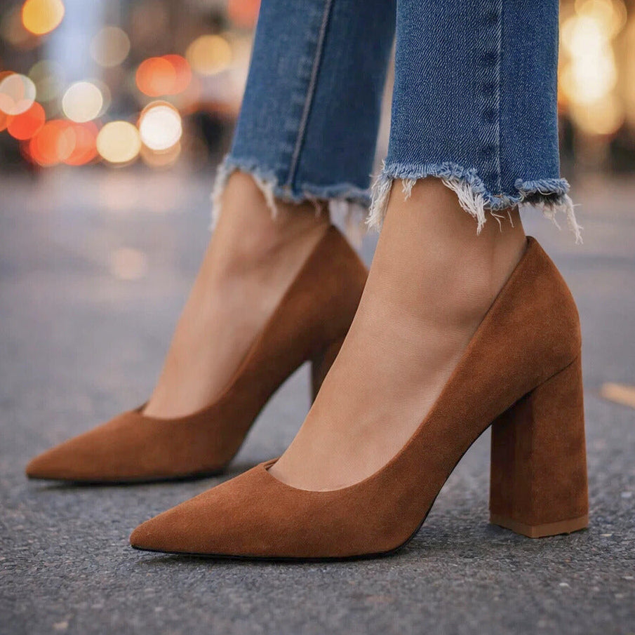 VIVIENNE VELVET HEELS