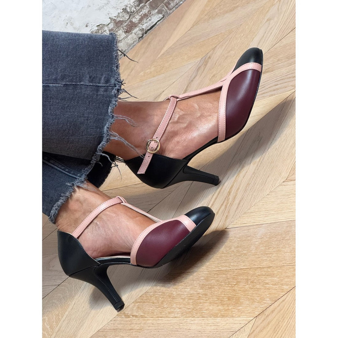 T-STRAP HEELS