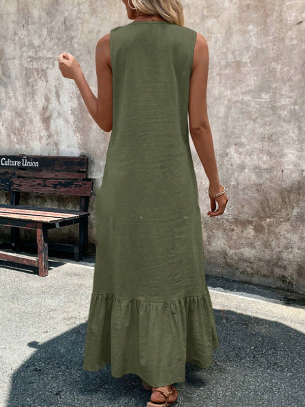 Celeste | Ruffle Maxi Dress