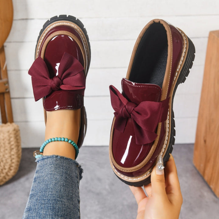 Shiny | Loafers with Bow