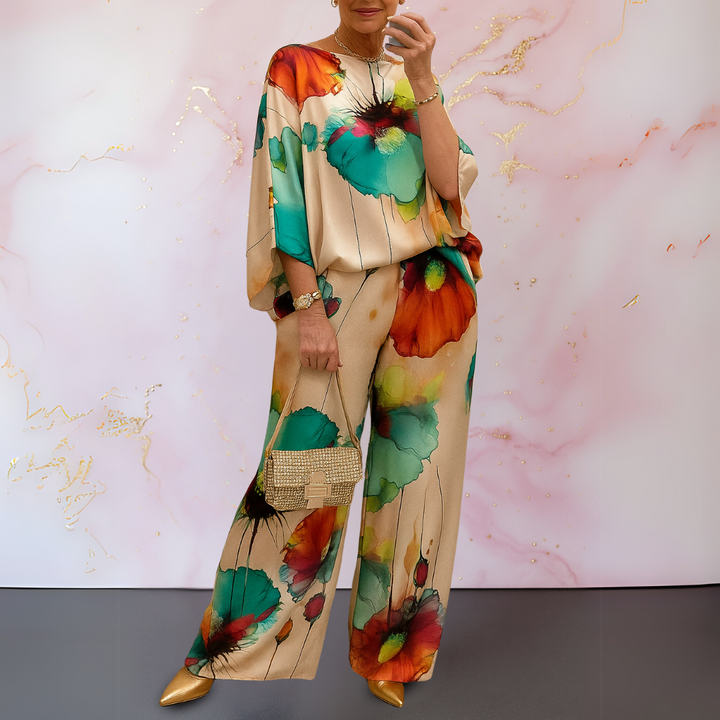 Maelora™ | Satin Two-Piece Women's Set