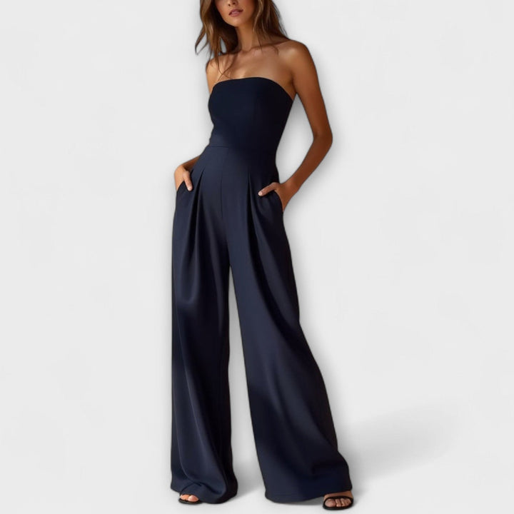 Kiora | Elegant Strapless Jumpsuit