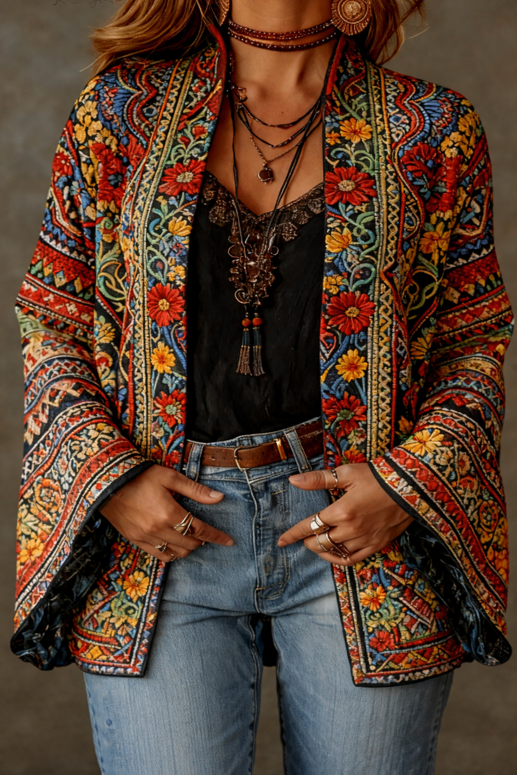 Sedona | Premium Bohemian Embroidered Kimono