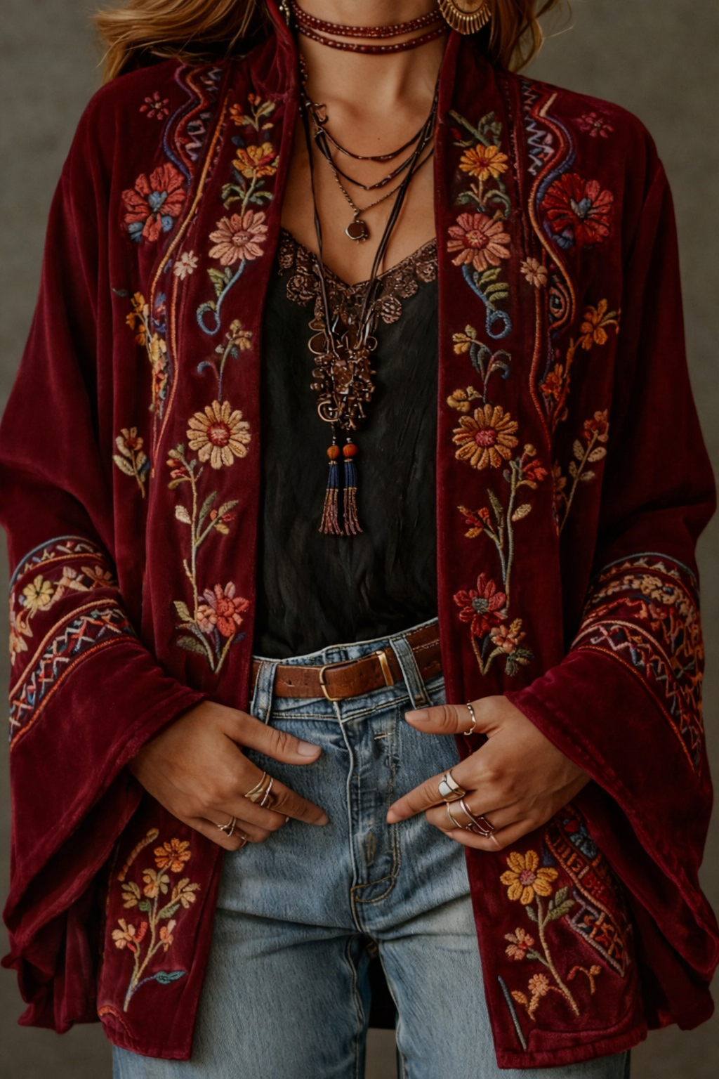 Sedona | Premium Bohemian Embroidered Kimono