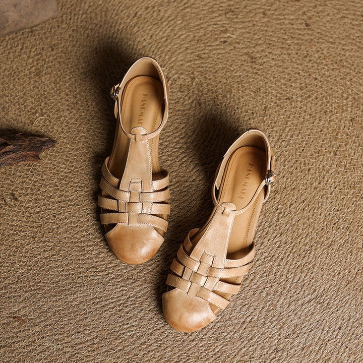 Solene Dalia Genuine Leather Flats
