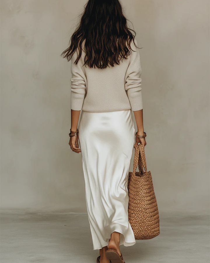 Elena | Midi Skirt & Sweater Set