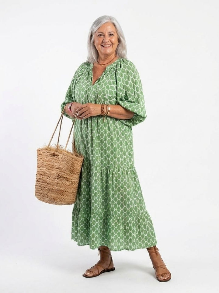 Sophia | Printed Maxi Dress