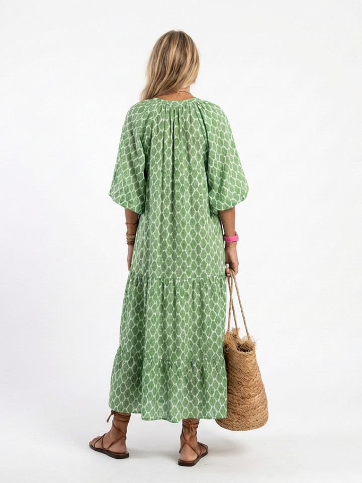 Sophia | Printed Maxi Dress