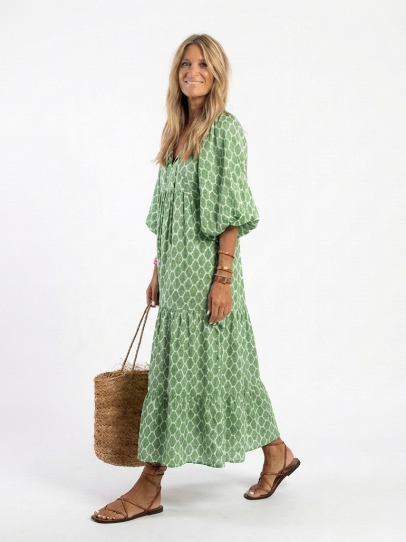 Sophia | Printed Maxi Dress