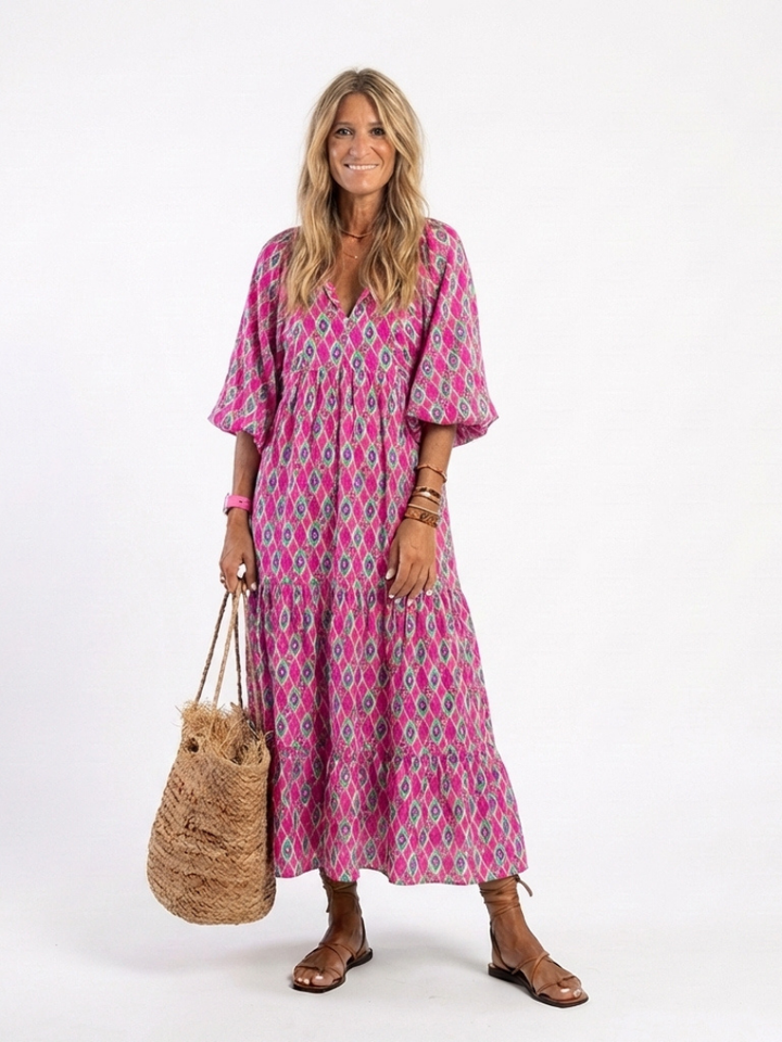Sophia | Printed Maxi Dress