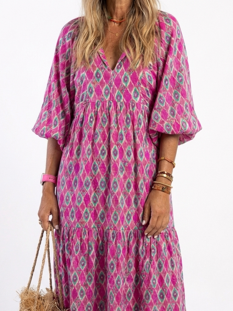 Sophia | Printed Maxi Dress
