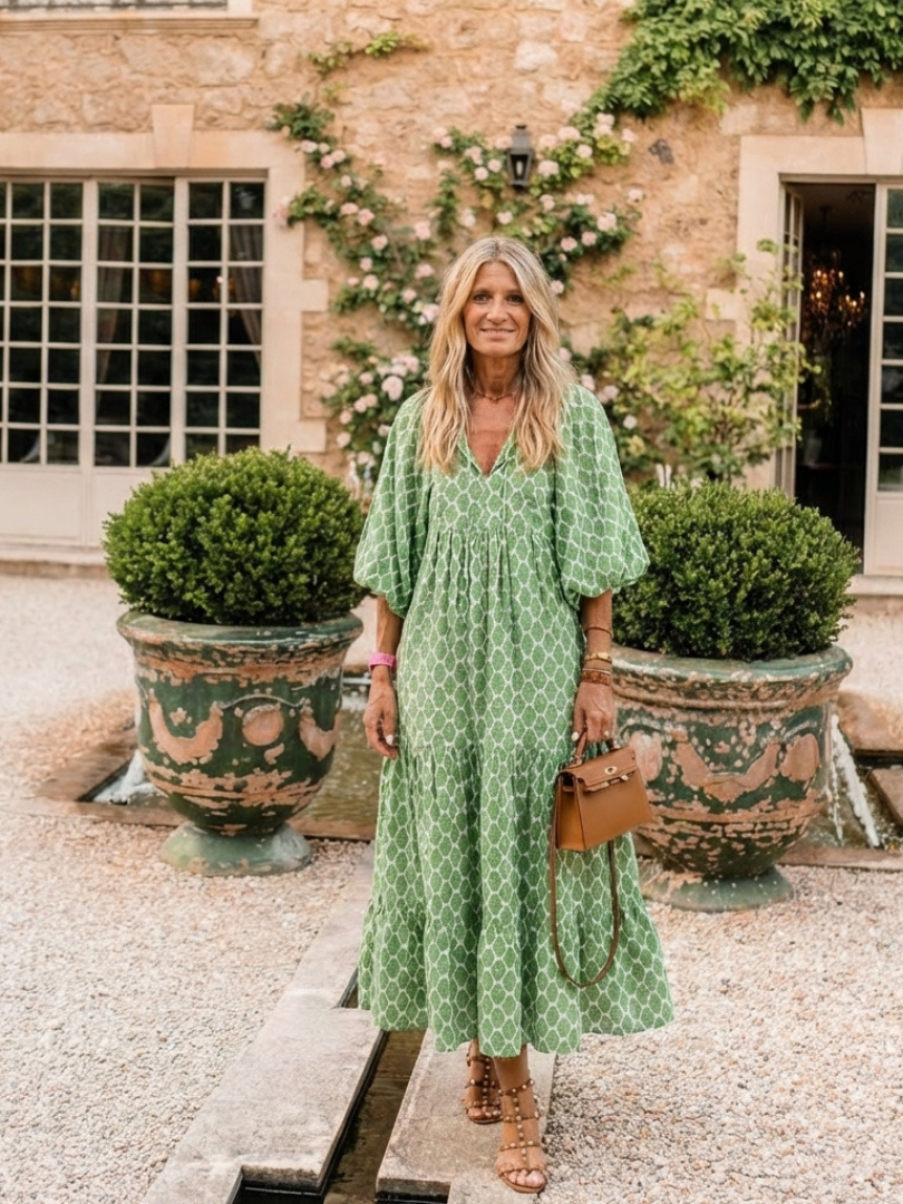 Sophia | Printed Maxi Dress