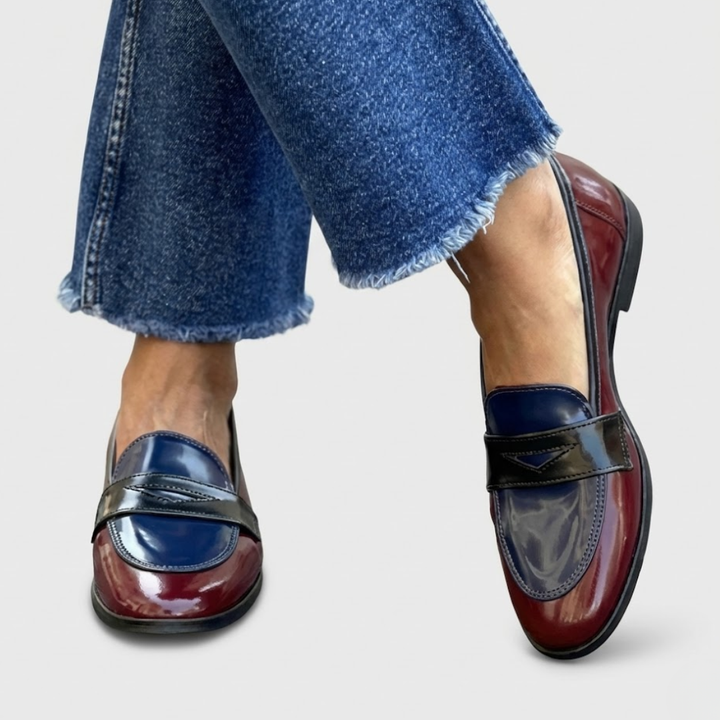 Claudia™ | Moccasins with Contrast
