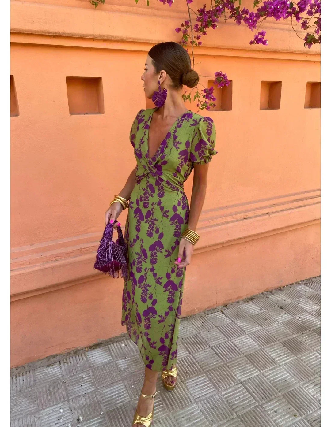 Lieke™ | Colorful Summer Print Dress