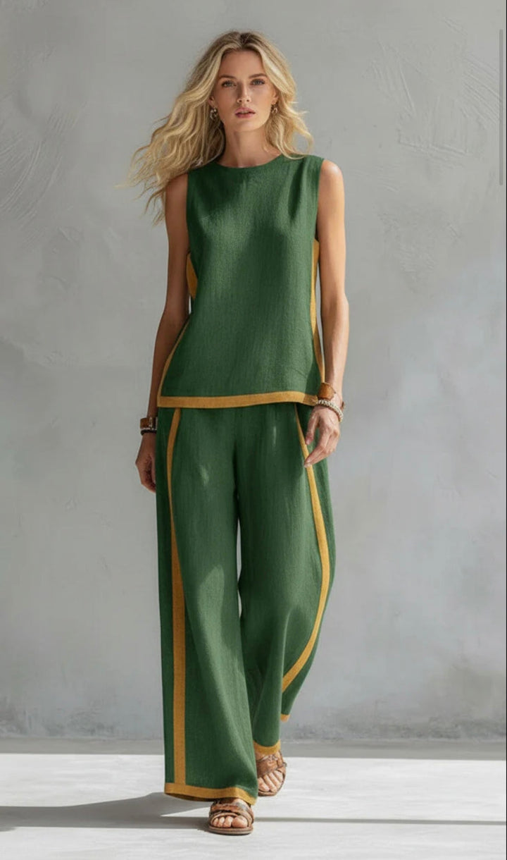 Claire | Two-Piece Wide-Leg Set