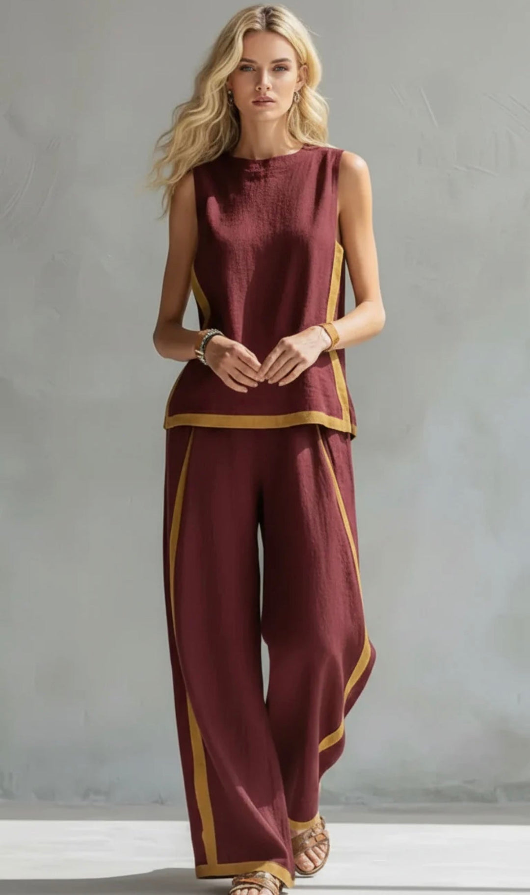 Claire | Two-Piece Wide-Leg Set