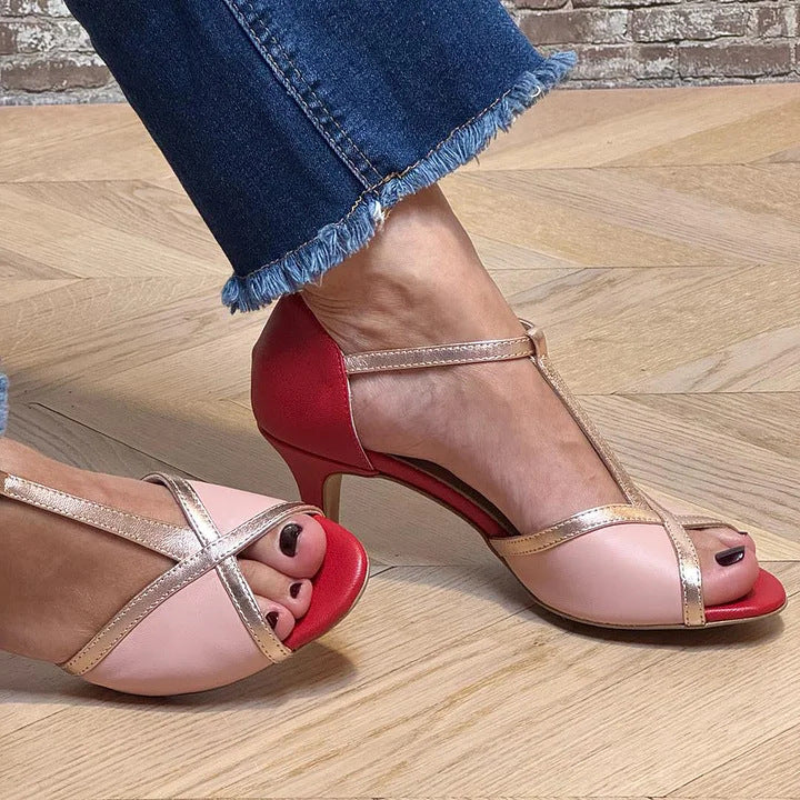 ELEGANT SANDAL WITH T-BAR
