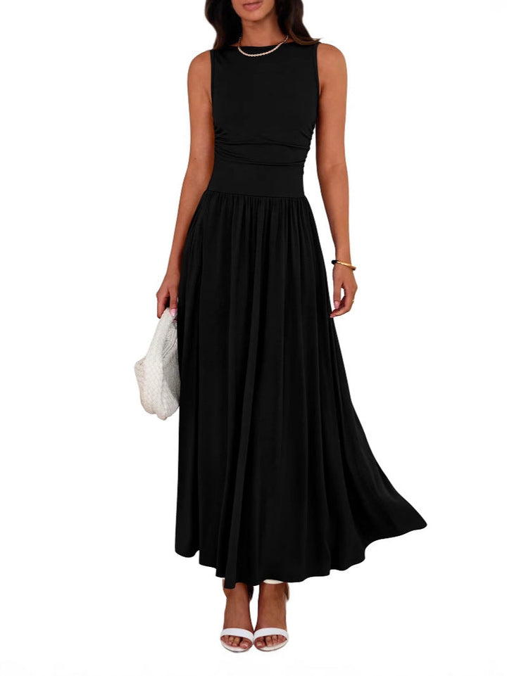 Piper | Chic Sleeveless High Waisted Maxi Dress