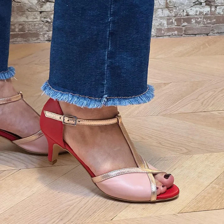 ELEGANT SANDAL WITH T-BAR