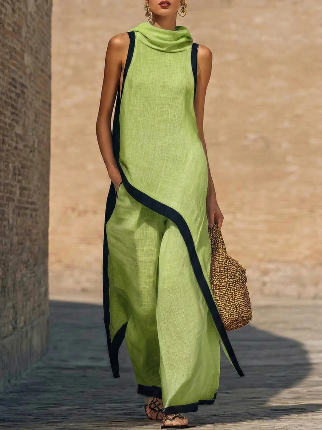 Reeve | Color-Block Maxi Dress