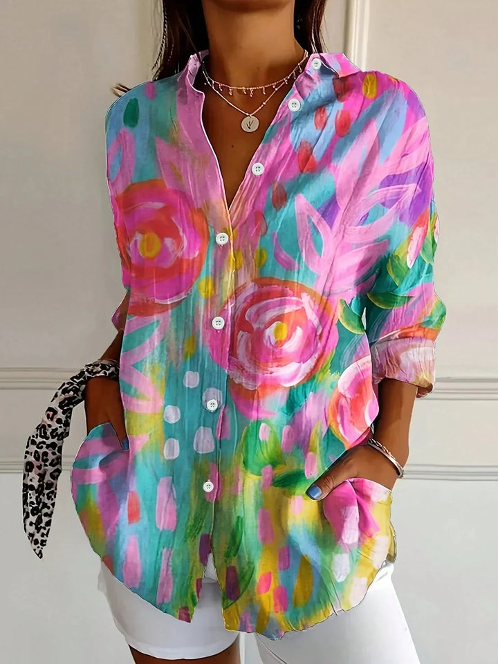 Terri | Colorful Printed Blouse