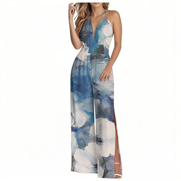 Sienna | Tropical Wide-Leg Jumpsuit