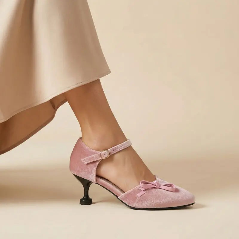 ARLENA BOW HEELS