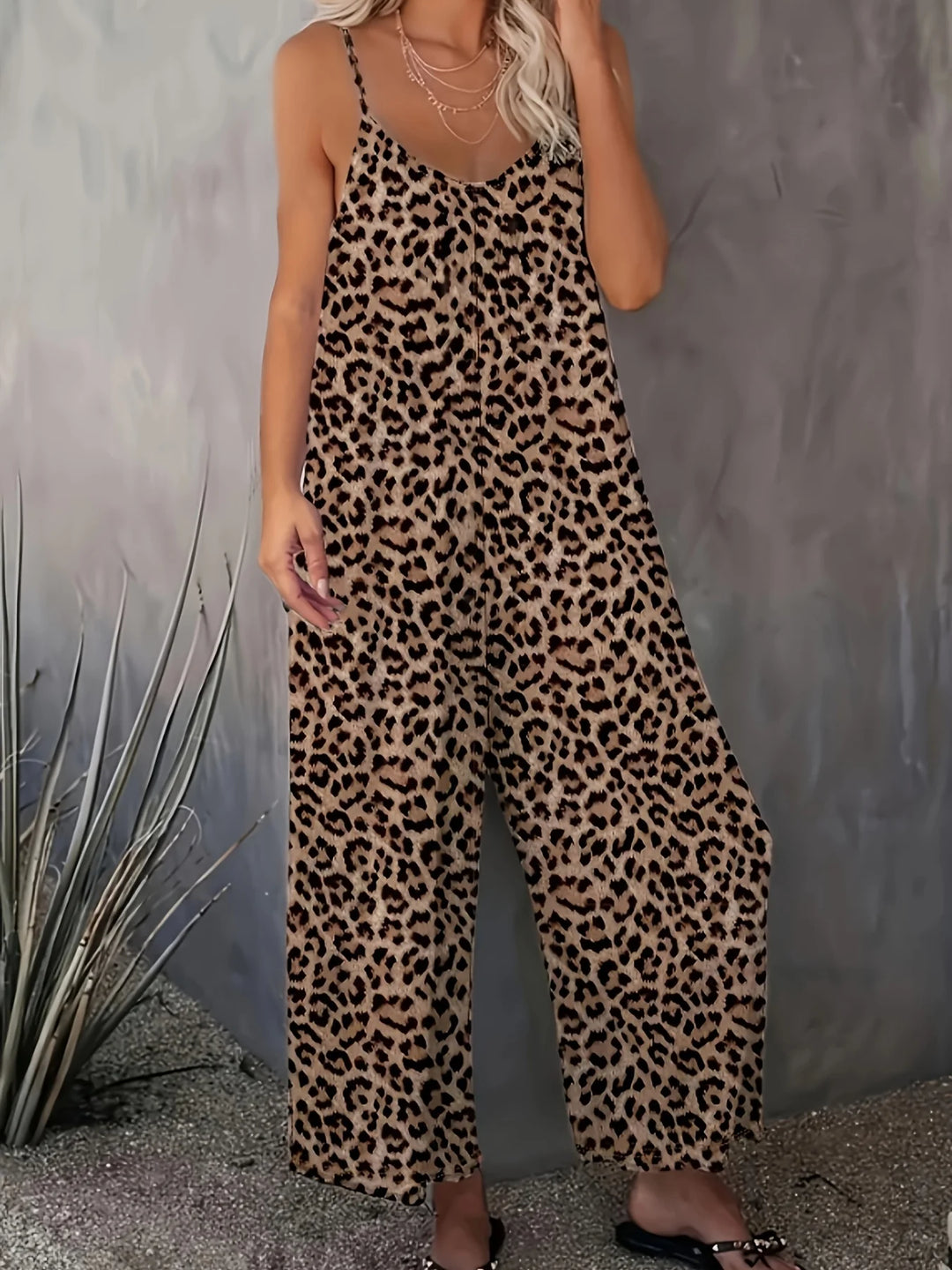 Tanya | Leopard Wide-Leg Jumpsuit
