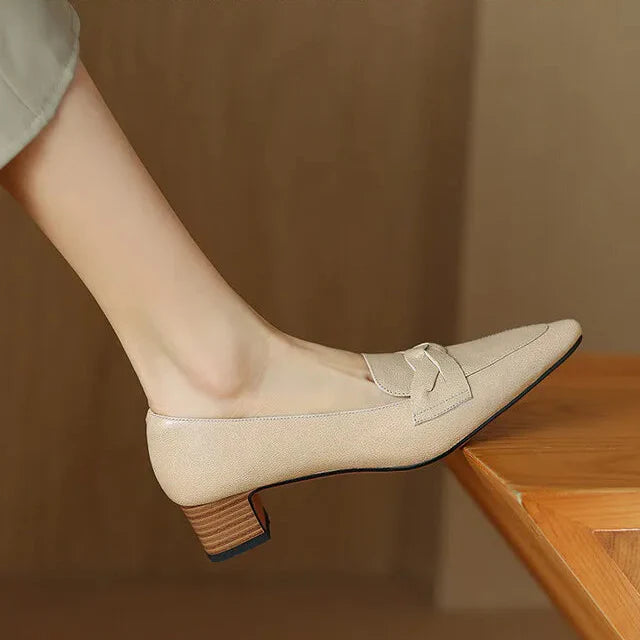 SOFIA GENUINE LEATHER LOAFERS