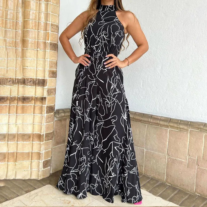 Bianca | Halter Wide-Leg Jumpsuit