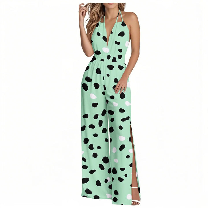 Sienna | Tropical Wide-Leg Jumpsuit