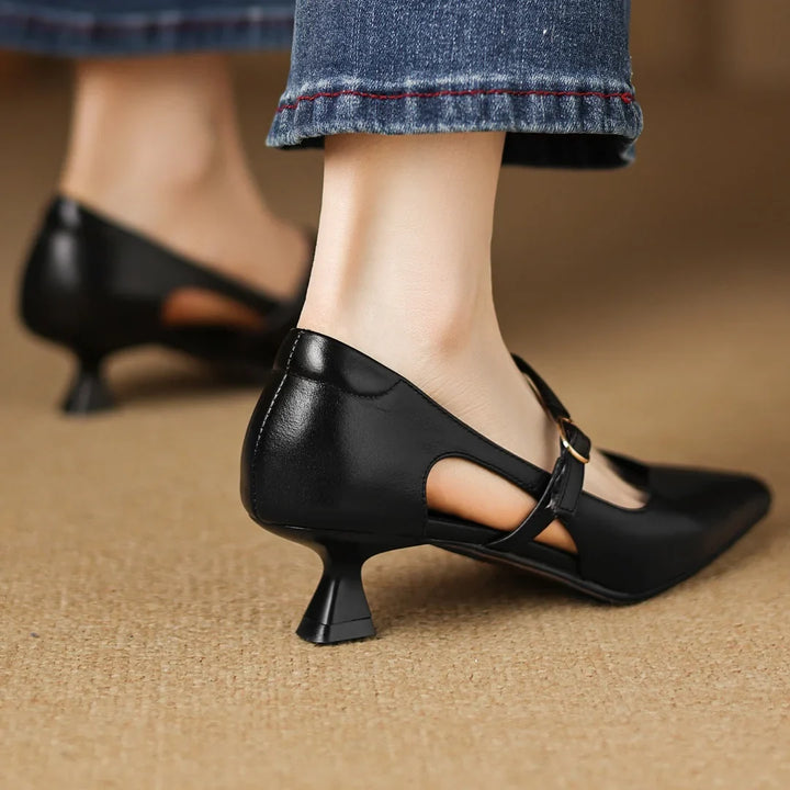AVANI GENUINE LEATHER HEELS