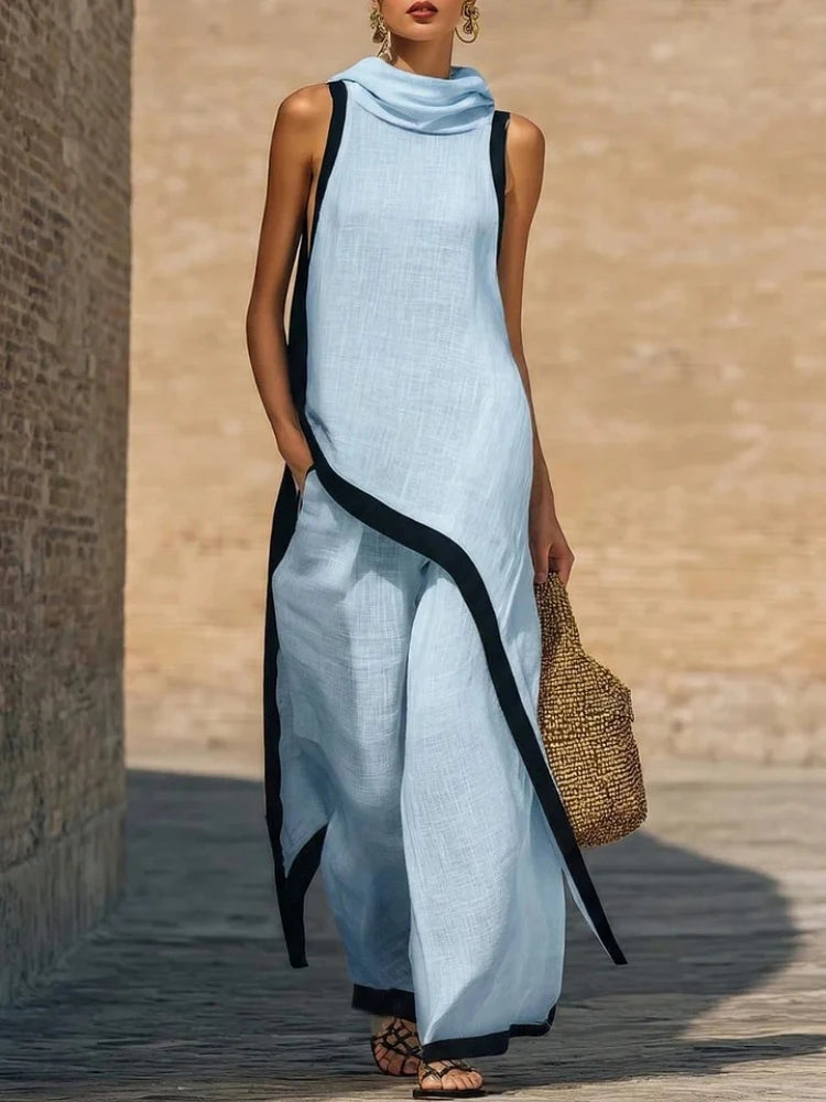Reeve | Color-Block Maxi Dress