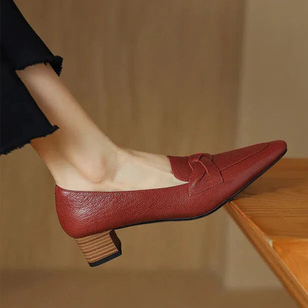 SOFIA GENUINE LEATHER LOAFERS