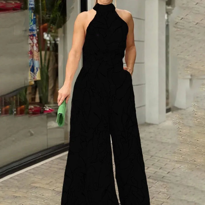 Bianca | Halter Wide-Leg Jumpsuit