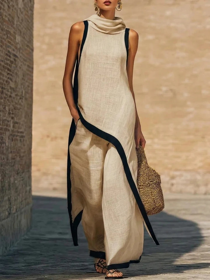 Reeve | Color-Block Maxi Dress