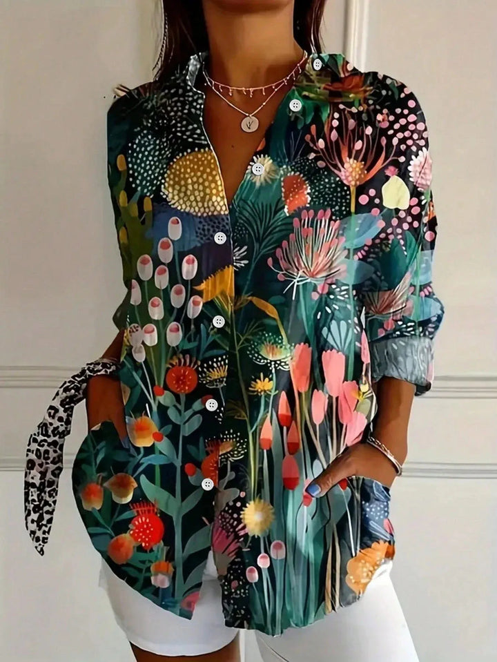 Terri | Colorful Printed Blouse